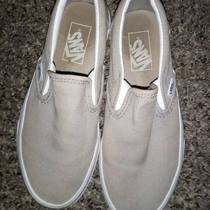 Vans Slip Ons Tan/Khaki Men's 4.5/Women's 6